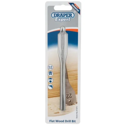 Draper 6.0mm Flat Wood Bit