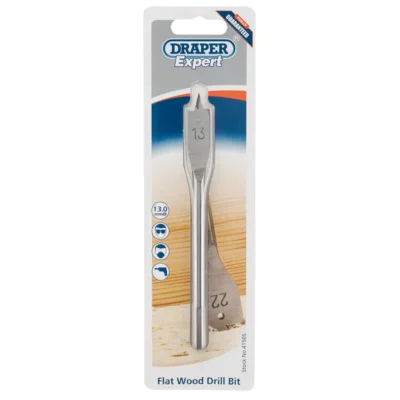 Draper 13.0mm Flat Wood Bit