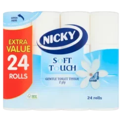 Nicky Toilet Roll 24 Pack