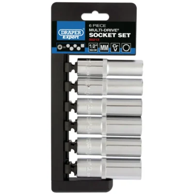 Draper 1/2" Sq. Multi-Drive® Deep Socket Set (6 Piece)