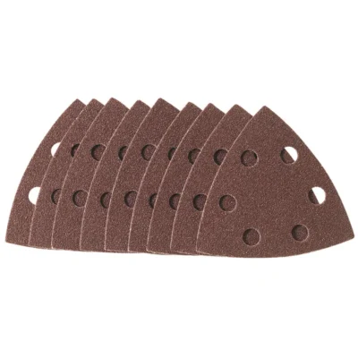 Draper Ten 93 X 93 X 93 Mm Assorted Grit Hook and Loop Tri Base Sheets