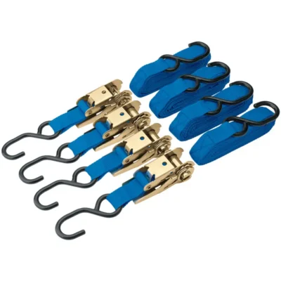 Draper 350kg Ratcheting Tie Down Strap Set (4 Piece)