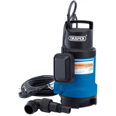 Draper 166L/Min Submersible Dirty Water Pump with Float Switch (550W)