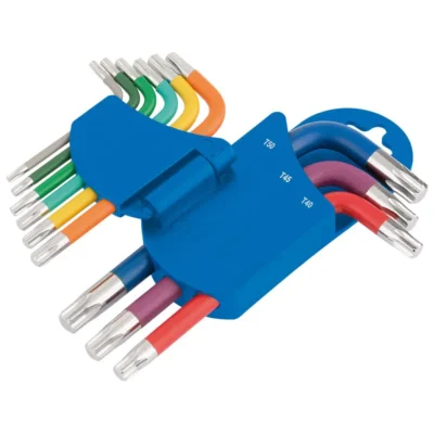 Metric Coloured Short Arm Draper TX-STAR® Key Set (9 Piece)