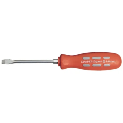 Plain Slot Flared Tip Mechanics Screwdriver (100mm x 6mm) Sold Loose