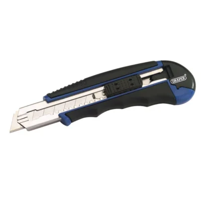 Draper 18mm Retractable Knife with Seven Segment Blade