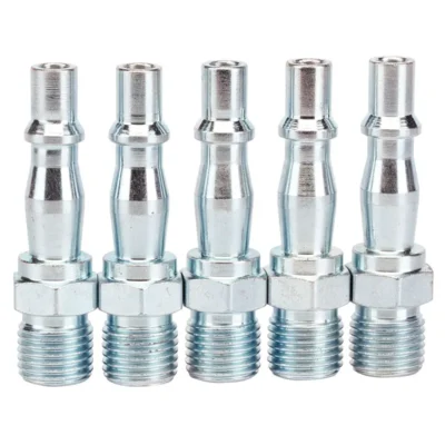 Draper 1/4" BSP Male Coupling Screw Adaptors (Pack of 5)