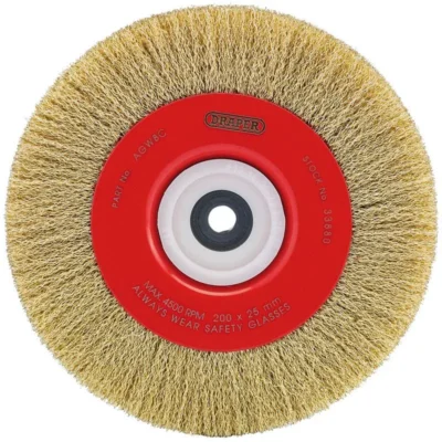 Draper 200 X 25 Mm Crimped Steel Wire Brushes