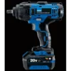 Draper Storm Force 20v 1/2" Mid-Torque Impact Wrench (400 Nm) with 1 X 4 Ah Battery and Charger 6 800 43785 CIW204SF BMCii