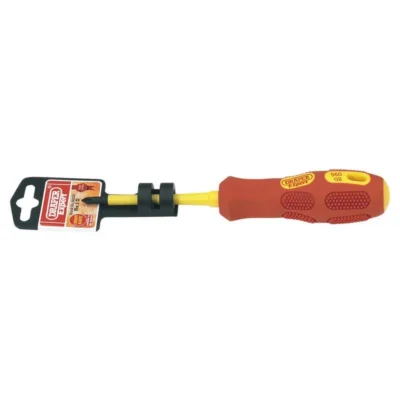 Draper No.1 x 80mm fully Insulated Cross Slot Screwdriver