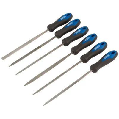 Draper 140mm Soft Grip Needle File Set (6 Piece)