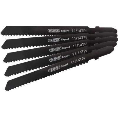 Draper DT118B Jigsaw Blade Set, 92mm (5 Piece)