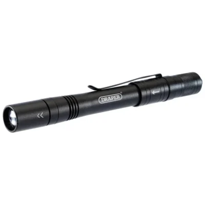 Draper LED Rechargeable Aluminium Penlight 1W