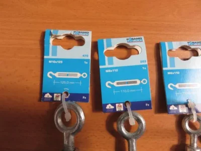 Alternative view of Turnbuckle  - M5 x 70mm