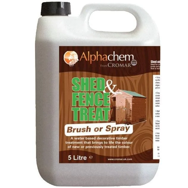 Cromar Shed Fence Treat 5 Litre Brown