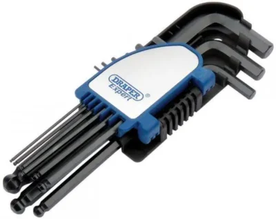 Draper Hex Key Set Ball 9 Piece