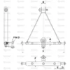 Drawbar Hitch System Cat 1 No holes 3 610mm 3