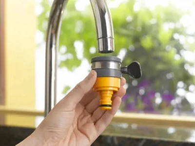 Hozelock Round Mixer Tap Connector Max 24mm Diameter
