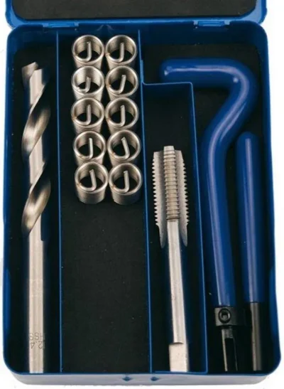 BGS 14 Piece Thread Repair Kit, M12 x 1.75