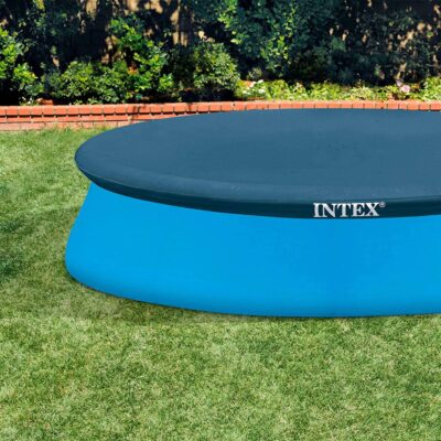 Intex 10 foot 305 m Easy Set Swimming Pool Cover 28021 Round cover measures 28 m 94 ft suitable for Intex pool B006SGYUS8 2