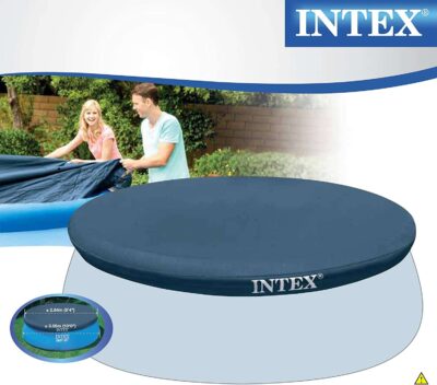 Intex 10 foot 305 m Easy Set Swimming Pool Cover 28021 Round cover measures 28 m 94 ft suitable for Intex pool B006SGYUS8 7