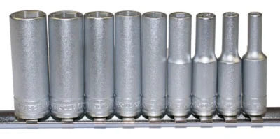 Teng Tools 9PC 1/4" CLIP RAIL SET