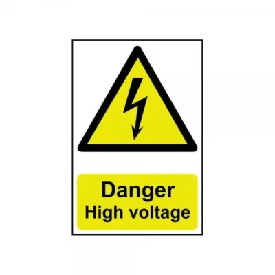 Safety Sign Danger High Voltage