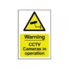 Sign Cctv Camera In Op