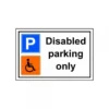 Sign Disabled Parking