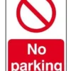 Sign No Parking Large