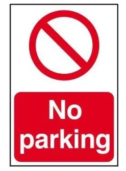 Sign No Parking Large