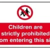 Sign Childern Prohibited Large