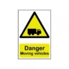 Sign Danger Moving Vehicles Large
