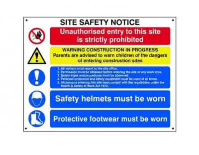Sign Composite Safety