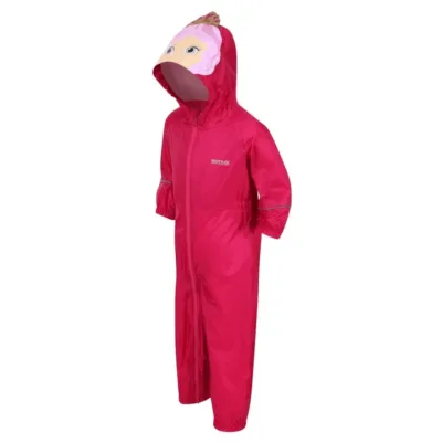 Regatta Kids' Breathable Waterproof Puddle Suit Santorini Sunset Mermaid