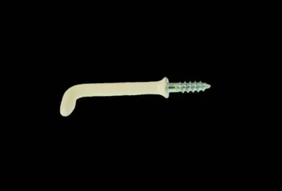 Square White Dresser Hooks