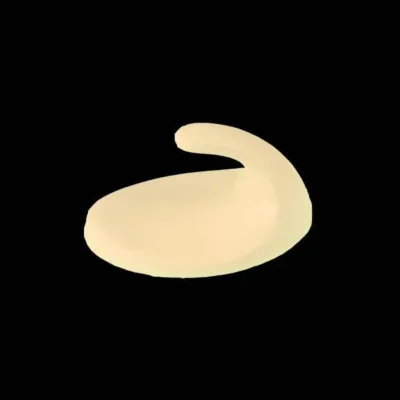 Small White Oval Self Adhesive Hooks