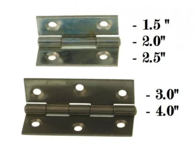 1.5 - 4'' Steel Butt Hinges - 2