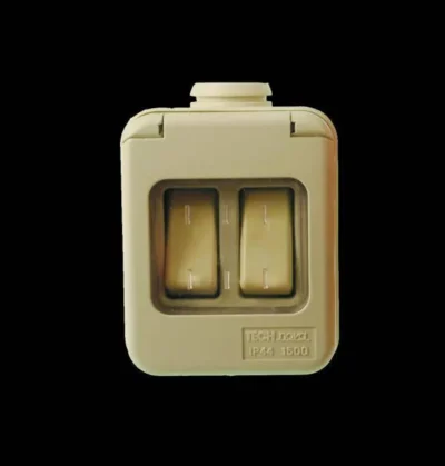 2 Gang Damp Proof Switch