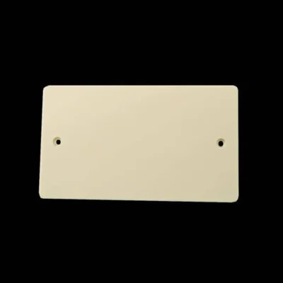 2 Gang Socket Blank Plate