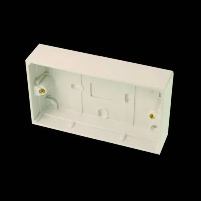 2 Gang Socket Box 25mm Deep