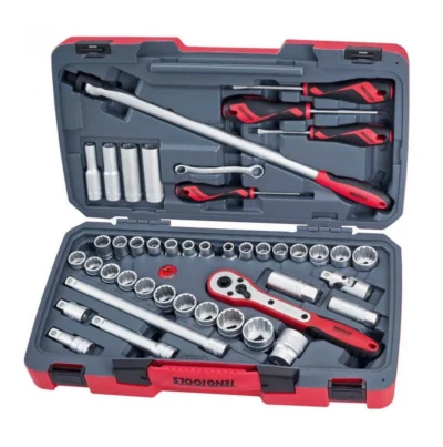 Teng Tools 44 Piece 1/2" Drive Metric & Sae Socket & Accessory Set