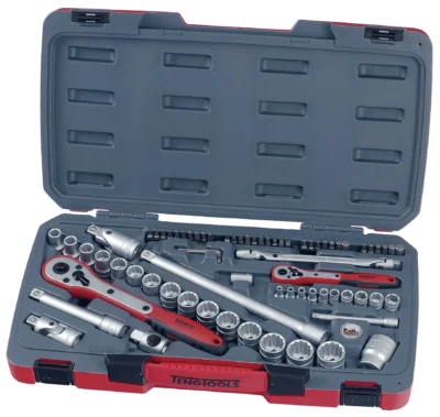 Teng Tools 72 Piece Socket Set 1/4" and 1/2"