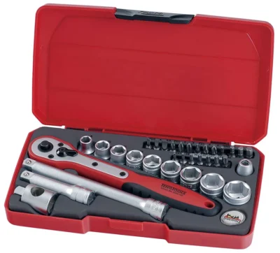 Teng Tools Socket Set 3/8 Dr 34 Pce