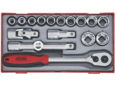 Teng Tools 1/2'' Socket Set 17 Piece