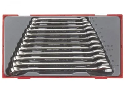 Teng Tools Metric Combination Spanner Set 12 Piece