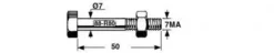 Welger Shear Bolt 7x50 - 0901.10.50.01