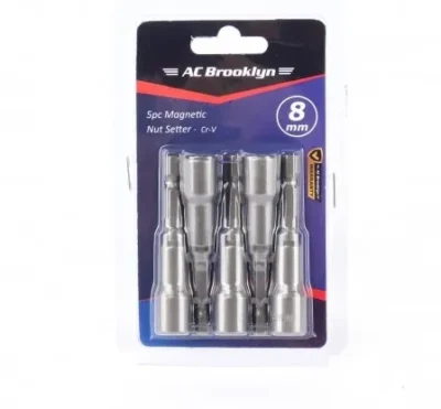 AC BROOKLYN 5PC 8MM NUT SETTER CRV SET