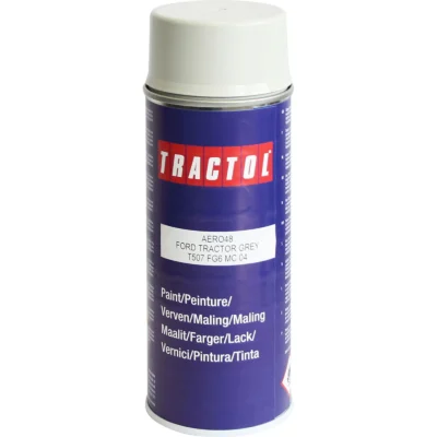 Tractol Paint 400ml Spray Can Ford Grey