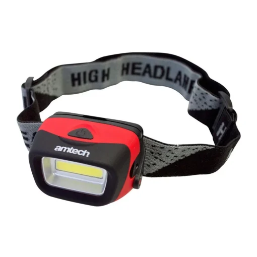 amtech 3w cob led headlight headtorch